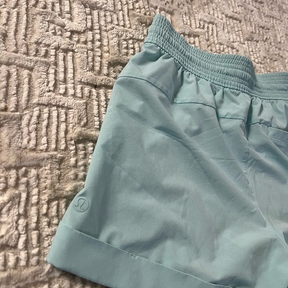 Lululemon Women's Light Blue Shorts - Picture 4 of 9